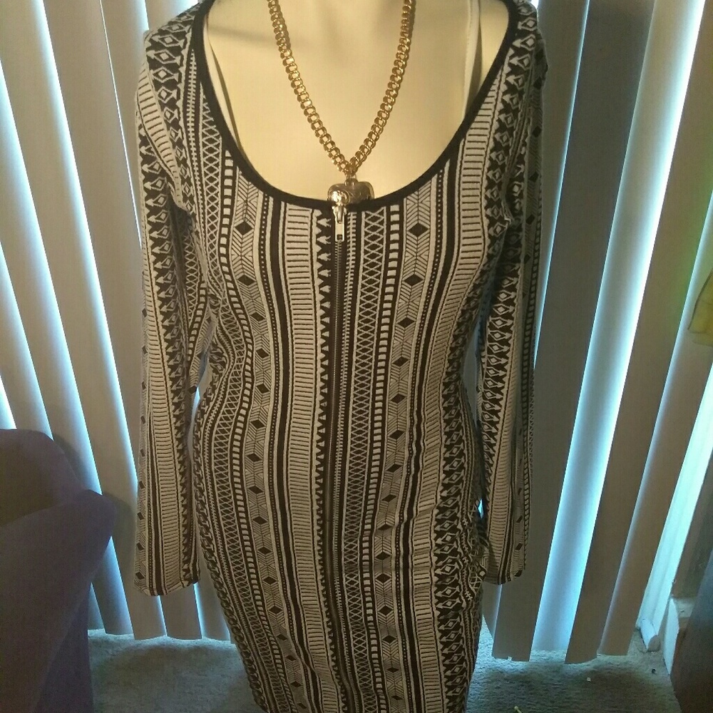 Zip up Bodycon dress